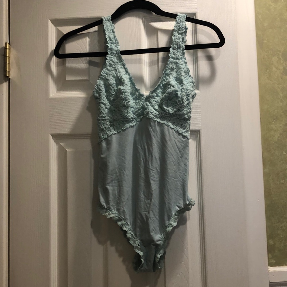 Mint Green Lace Bodysuit
